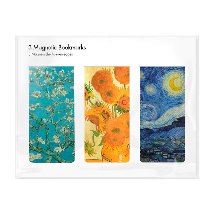 SET 3 MARCAPAGINAS MAGNETICOS VAN GOGH