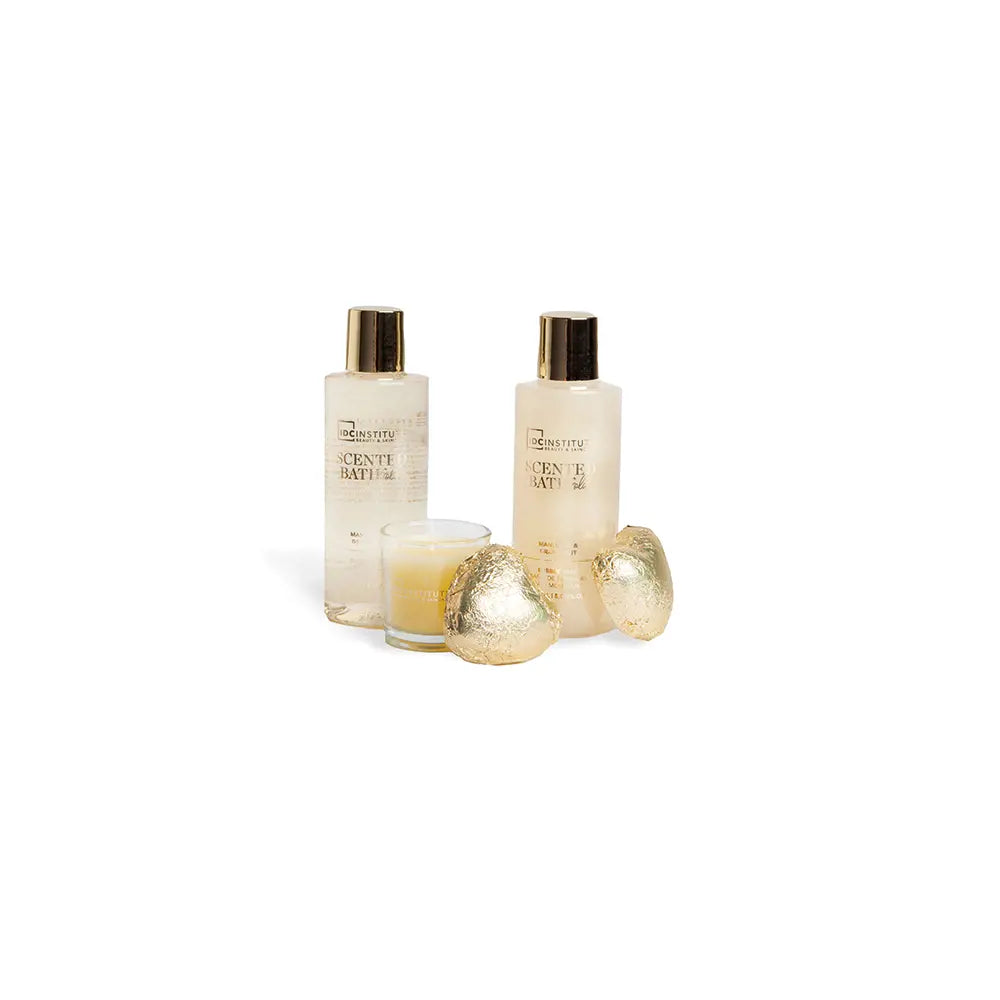 Set Baño Aromático Dorado