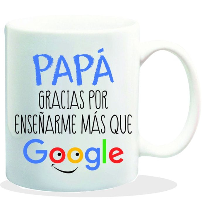 Taza GRACIAS PAPÁ GOOGLE