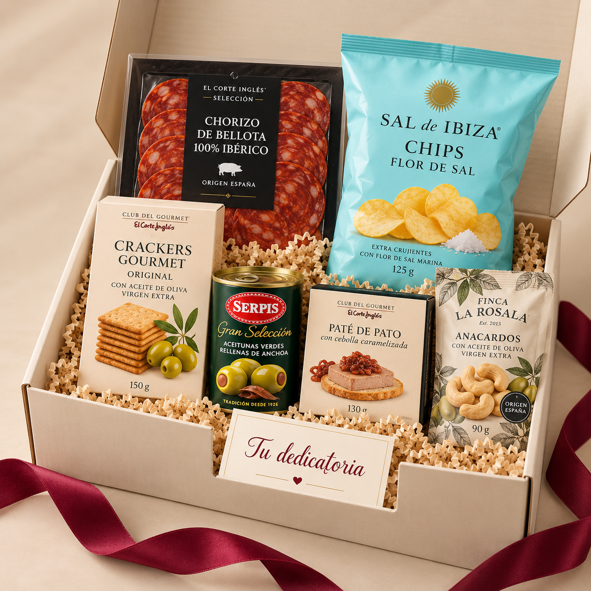 Selección Gourmet Click Regala con aperitivos premium y dedicatoria