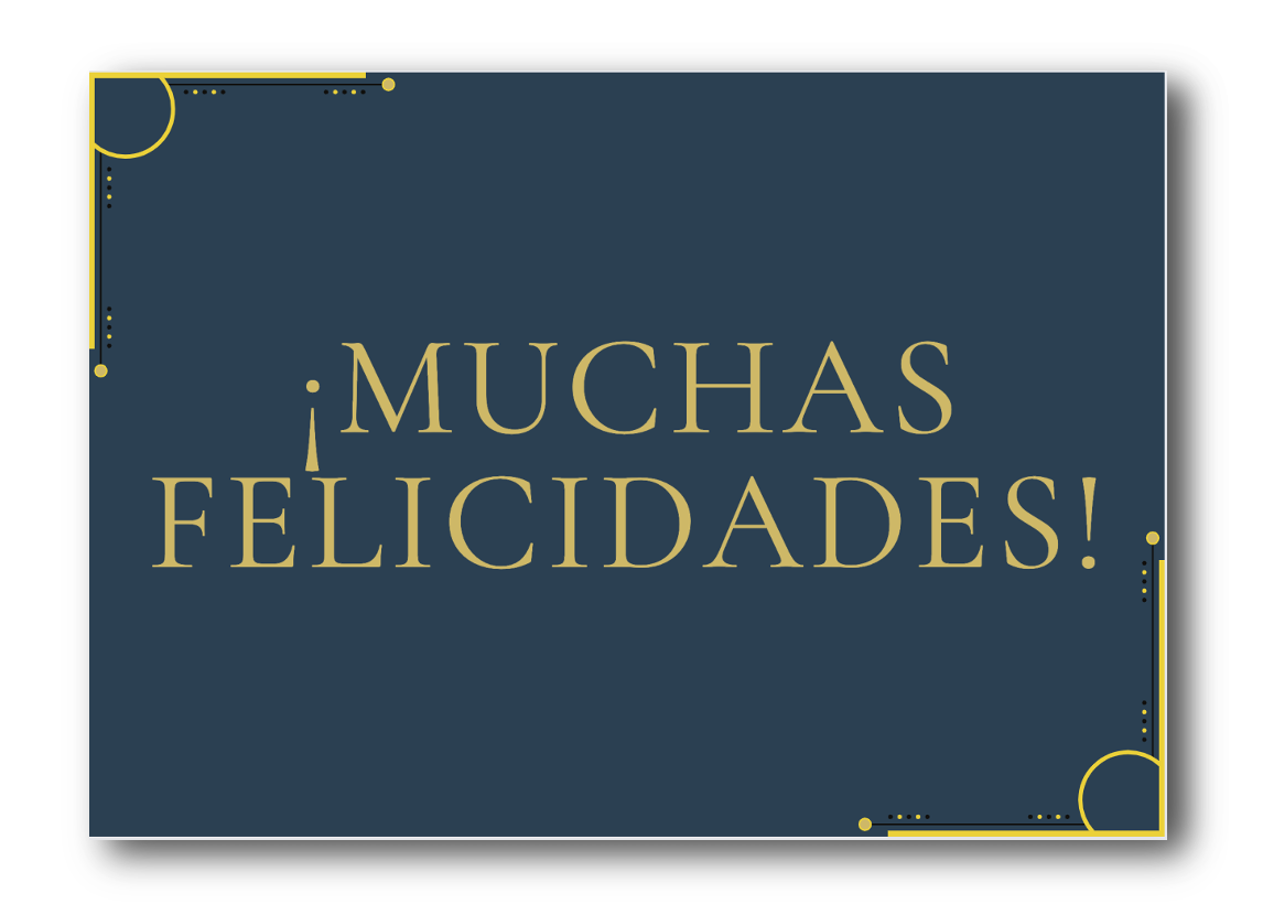 MUCHAS FELICIDADES
