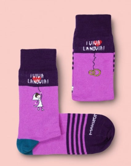 CALCETINES "¡VIVA LA NOVIA!"