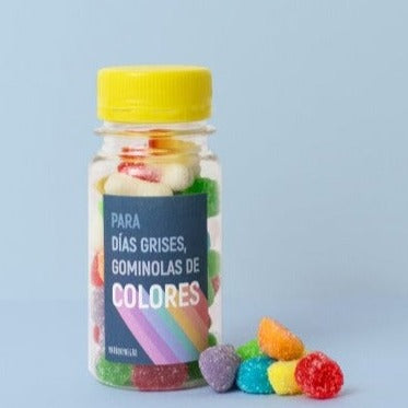 PILDORERO PARA DÍAS GRISES, GOMINOLAS DE COLORES