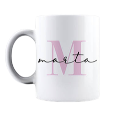 TAZA NOMBRE + INICIAL