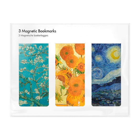 SET 3 MARCAPAGINAS MAGNETICOS VAN GOGH