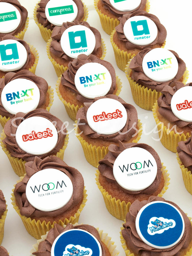 cupcakes y galletas personalizadas con logo en canarias regalo de empresa