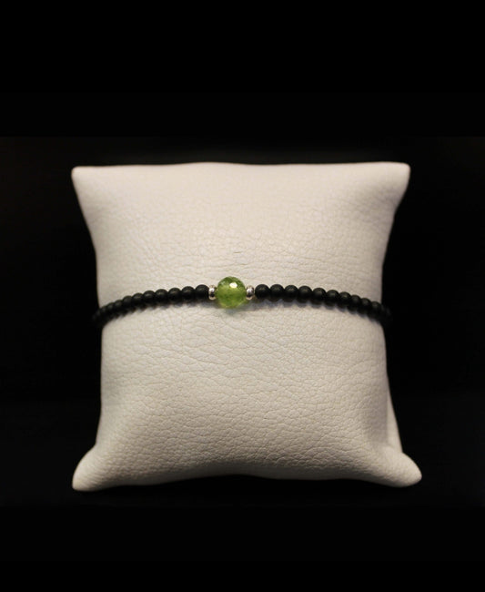 Pulsera elástica Lava y Olivina