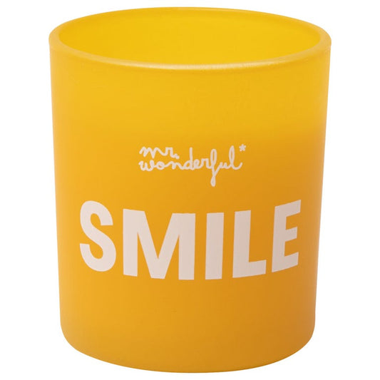 Mr Wonderful Smile Candle