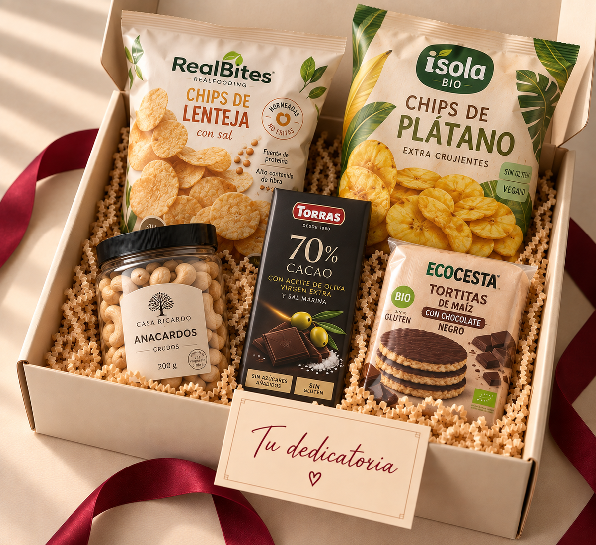Caja regalo Healthy Moment de Click Regala con snacks saludables