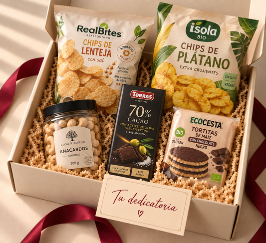 Caja regalo Healthy Moment de Click Regala con snacks saludables