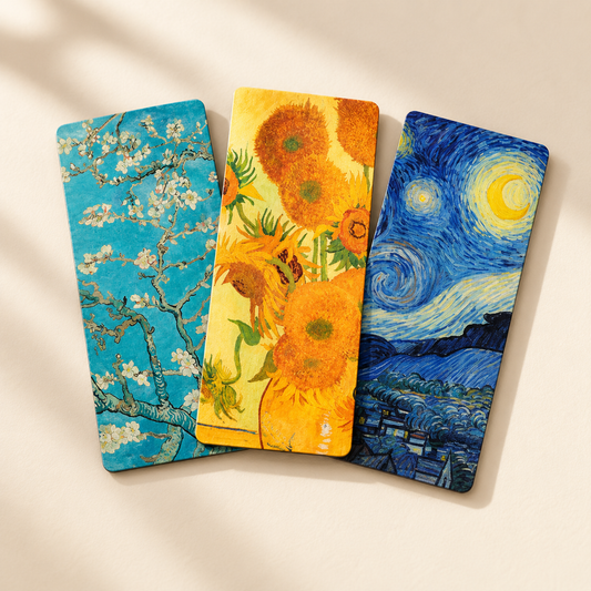 SET 3 MARCAPAGINAS MAGNETICOS VAN GOGH – fotografía de producto
