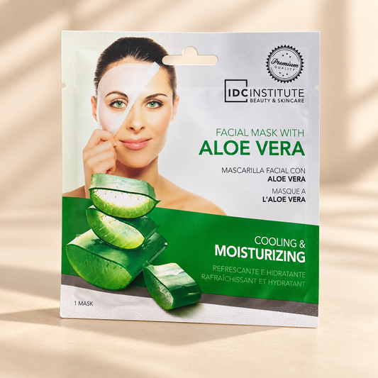 Mascarilla Facial Aloe Vera – fotografía de producto