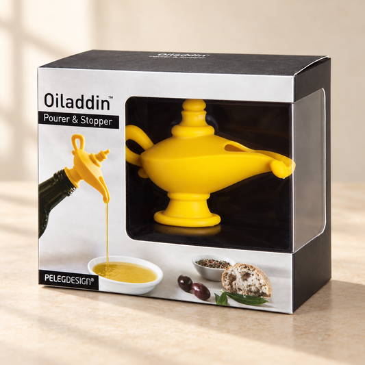 DISPENSADOR ACEITE OILADDIN – fotografía de producto