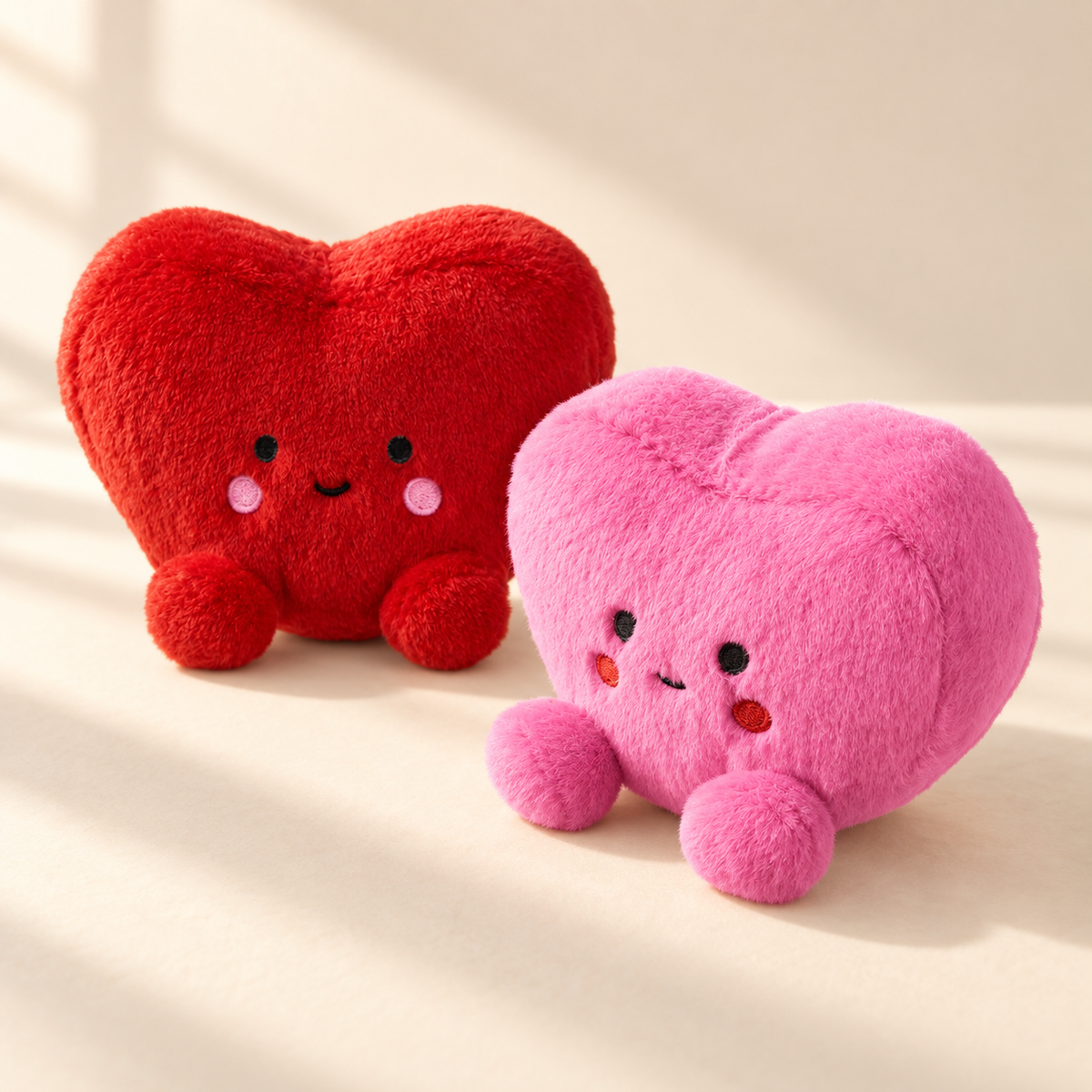 Peluche Corazón Happy – fotografía de producto