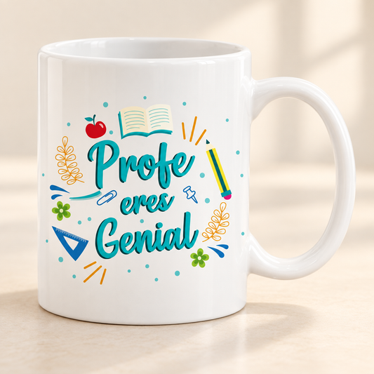 Taza Profe eres genial